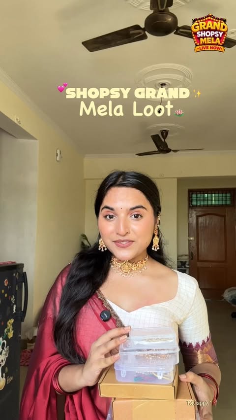 Instagram post by @vaansshiiikaa for Shopsy. Caption reads: [...] !!!!!!! Everything is so affordable,....