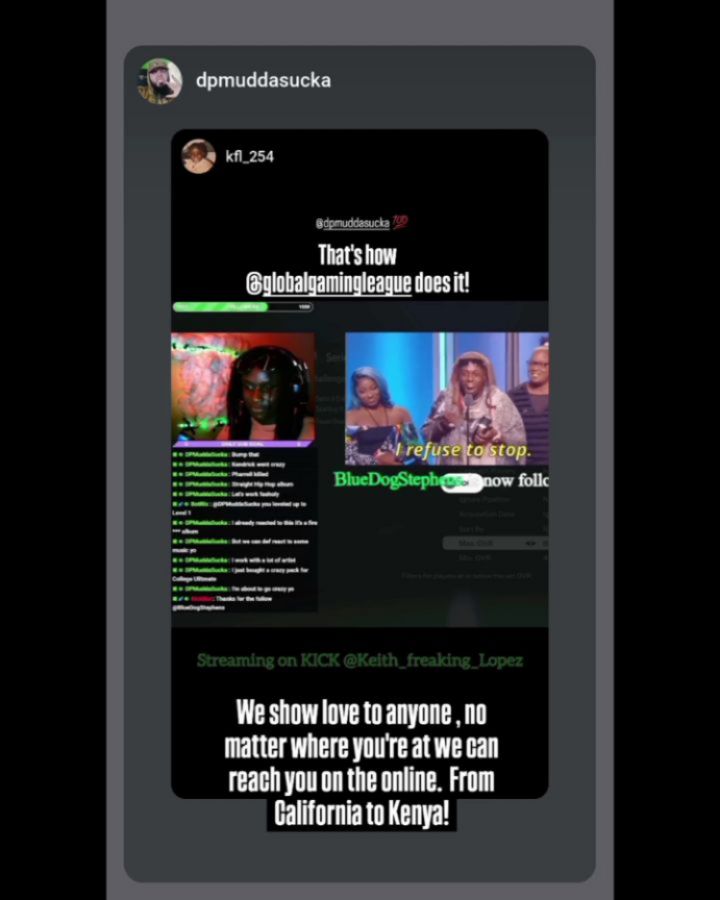 Instagram post by @dpmuddasucka for Kick. Caption reads: 📣 Big Announcement 🚀
I'm beyond excited to....