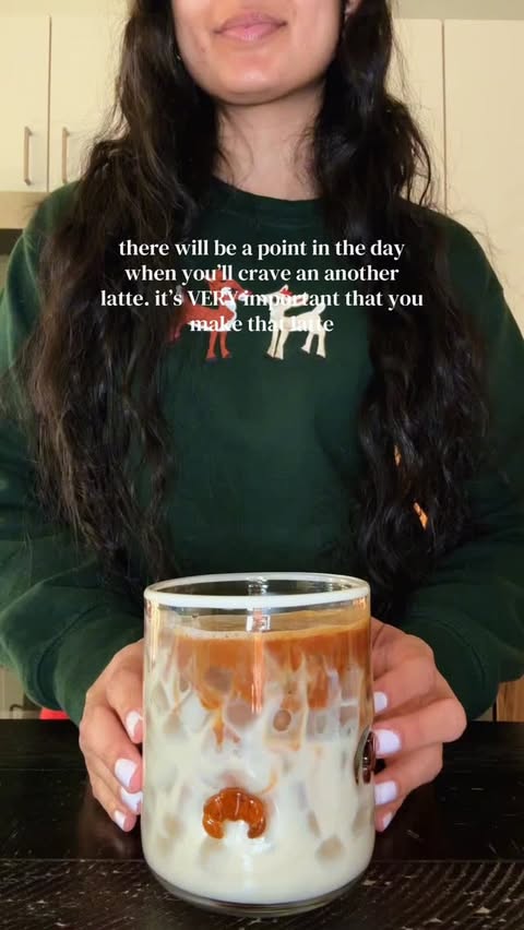 Instagram post by @foodieeshh for Bonne Maman. Caption reads: this is your sign to make that afternoon latte....