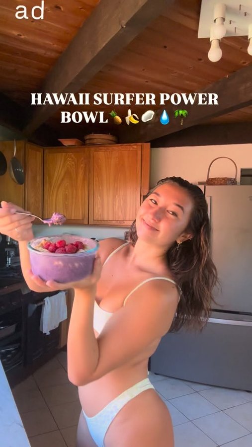 Instagram post by @sally.cohen for Dymatize. Caption reads: I’m at the point in life where the days are back....