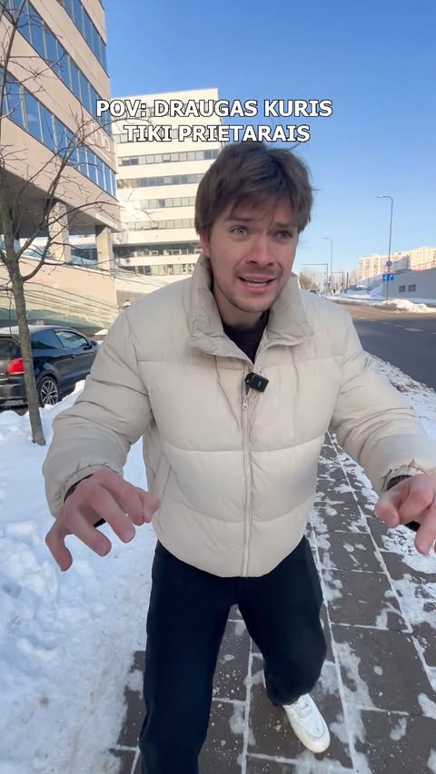 Instagram post by @ignaslelys for IKI. Caption reads: Prietarais tikėti nebereikia, 
kai @iki_lietuva....