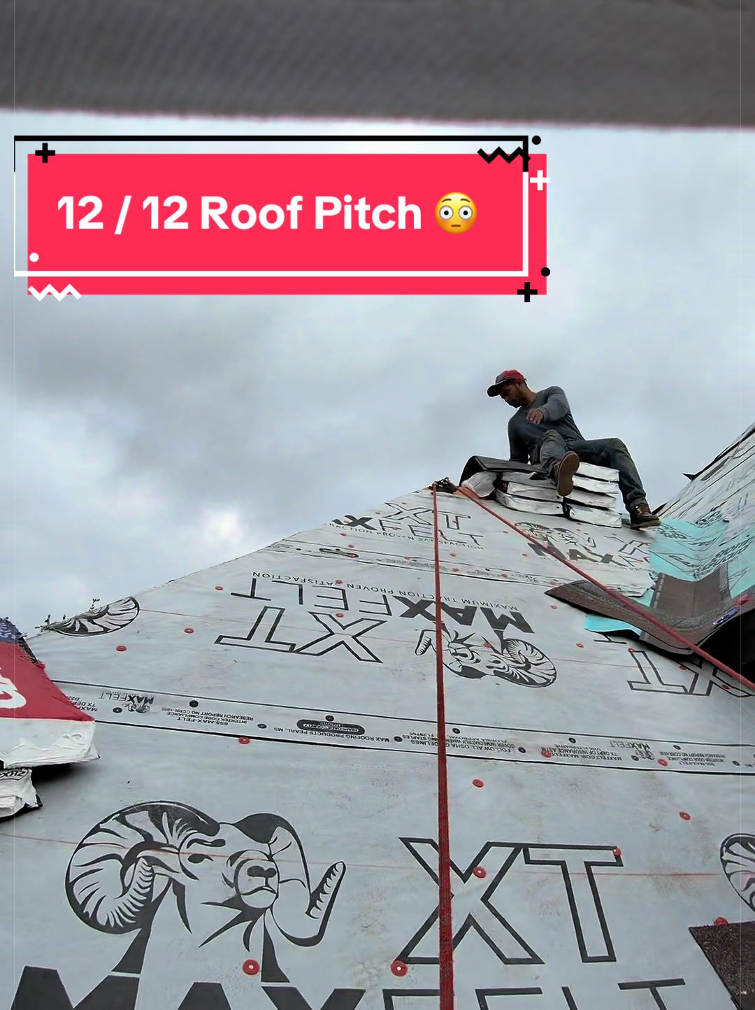 TikTok post by @ctx.roofing for Toolant. Caption reads: [...] #paratiiiiiiiiiiiiiiiiiiiiiiiiiiiiiii....