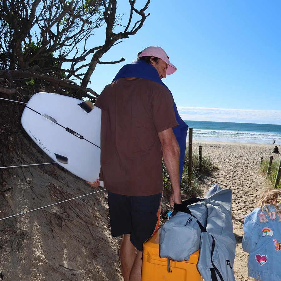 Instagram post by @owright for Dometic. Caption reads: Beach days #thiswayout @dometic.