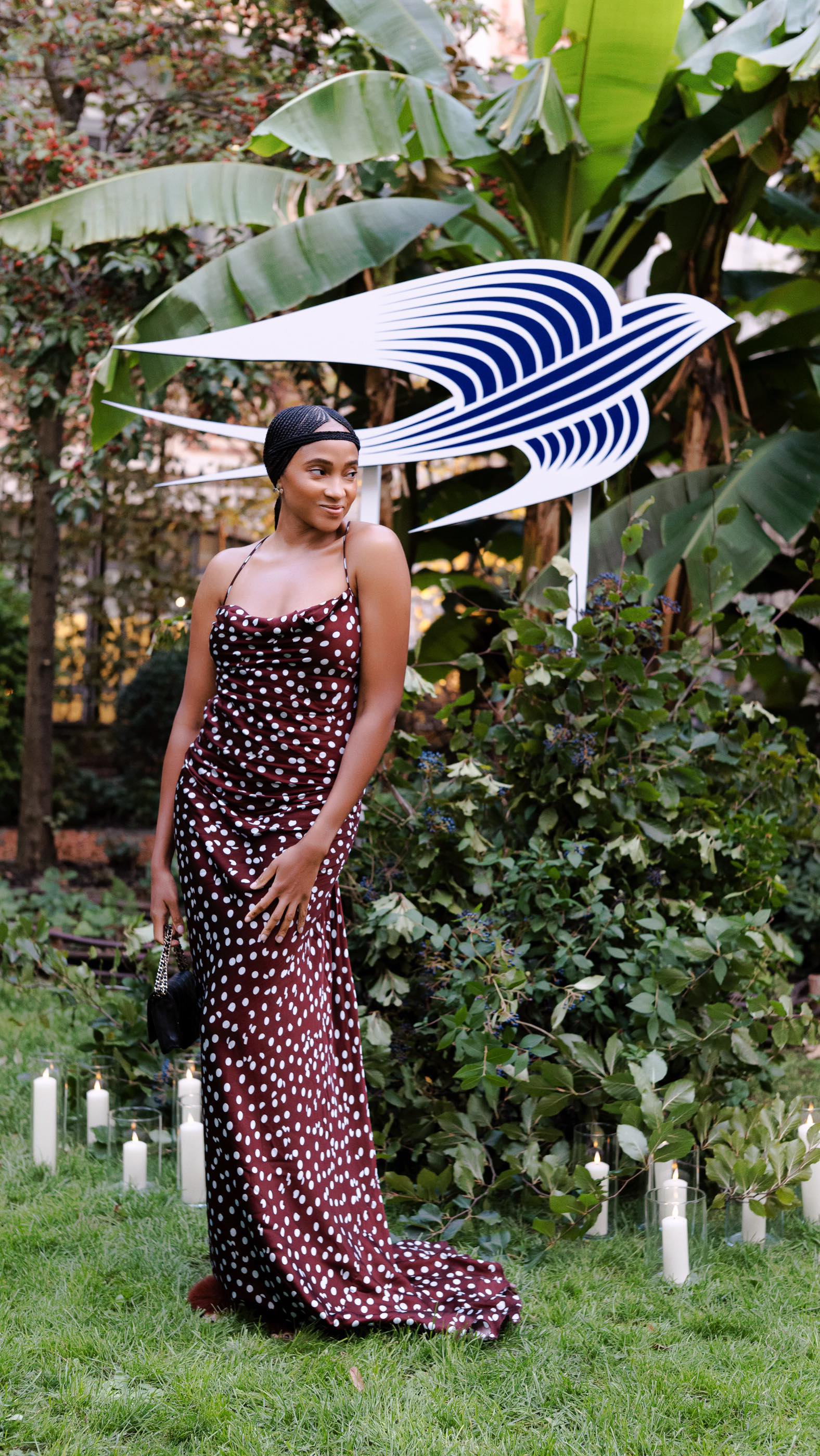 Instagram post by @marie_mag_ for Martell. Caption reads: Some evenings linger—and this was one of them.....