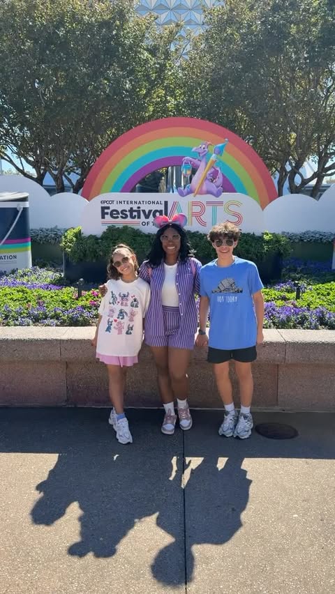 Instagram post by @gabeflowers for Walt Disney World. Caption reads: [...] celebrating Black History Month at....