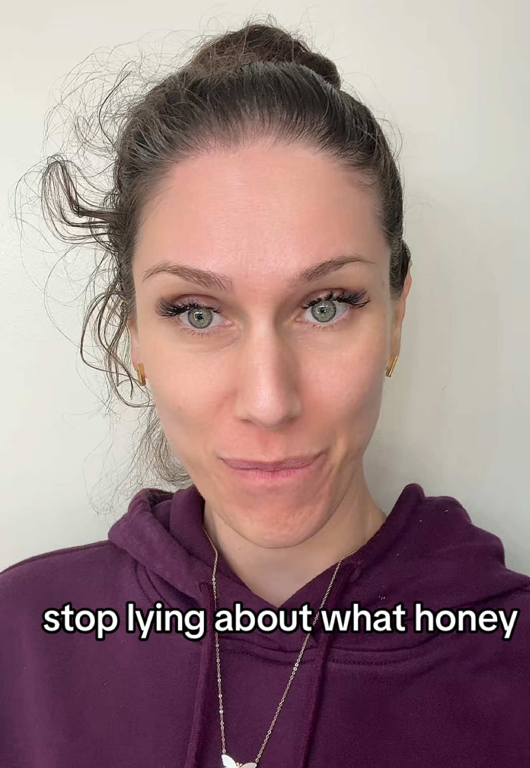 TikTok post by @cassandrabankson for IGK Hair. Caption reads: Come on tell me what else I’m lying about. I have....