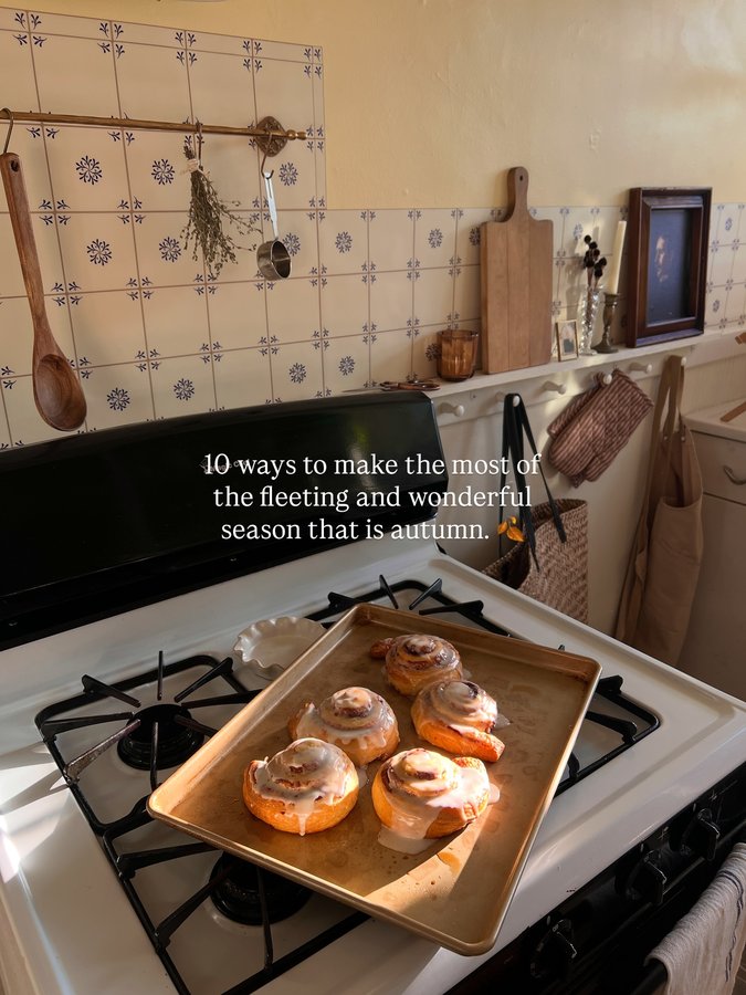 Instagram post by @thesunalsoreads for Notability. Caption reads: Autumn is so fleeting, especially here up north....