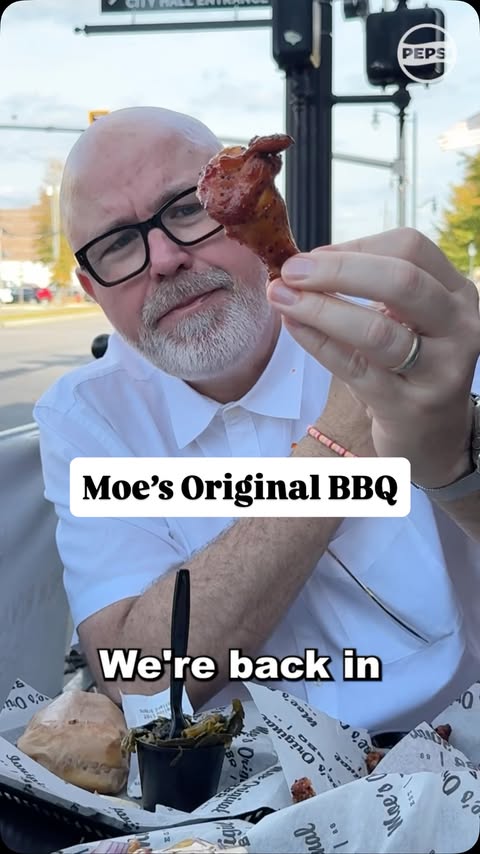 Instagram post by @oldrowcrimsontide for Barstool Sports. Caption reads: You Gotta Try This - Moe’s Original BBQ,....