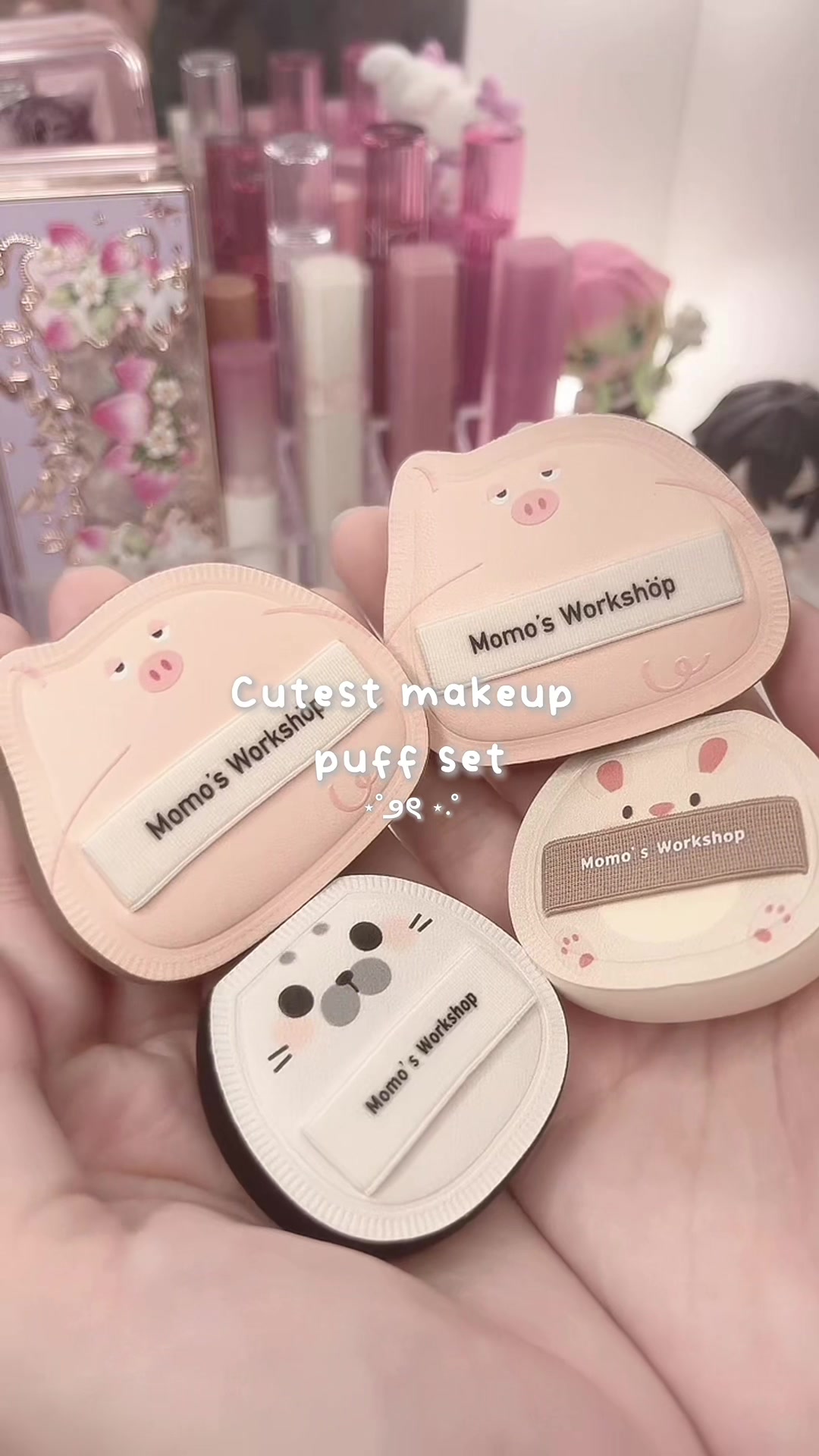 TikTok post by @phoe4ter for Momo’s Workshop. Caption reads: [...] soso adorable😞💕 @Momo's Workshop....