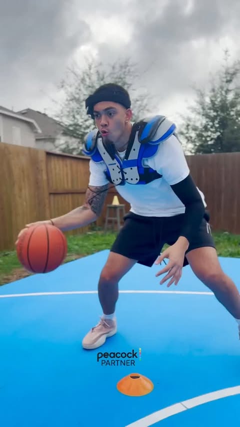 Instagram post by @jdub for Peacock. Caption reads: #PeacockPartner ❄ You don’t have to be a pro to....