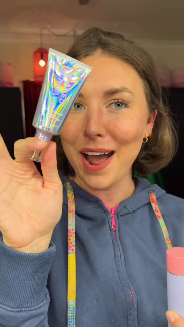 Instagram post by @reagan.baylee for NAKED SUNDAYS. Caption reads: SKIN TINT!!! 👀 #NakedSundaysPartner color me....