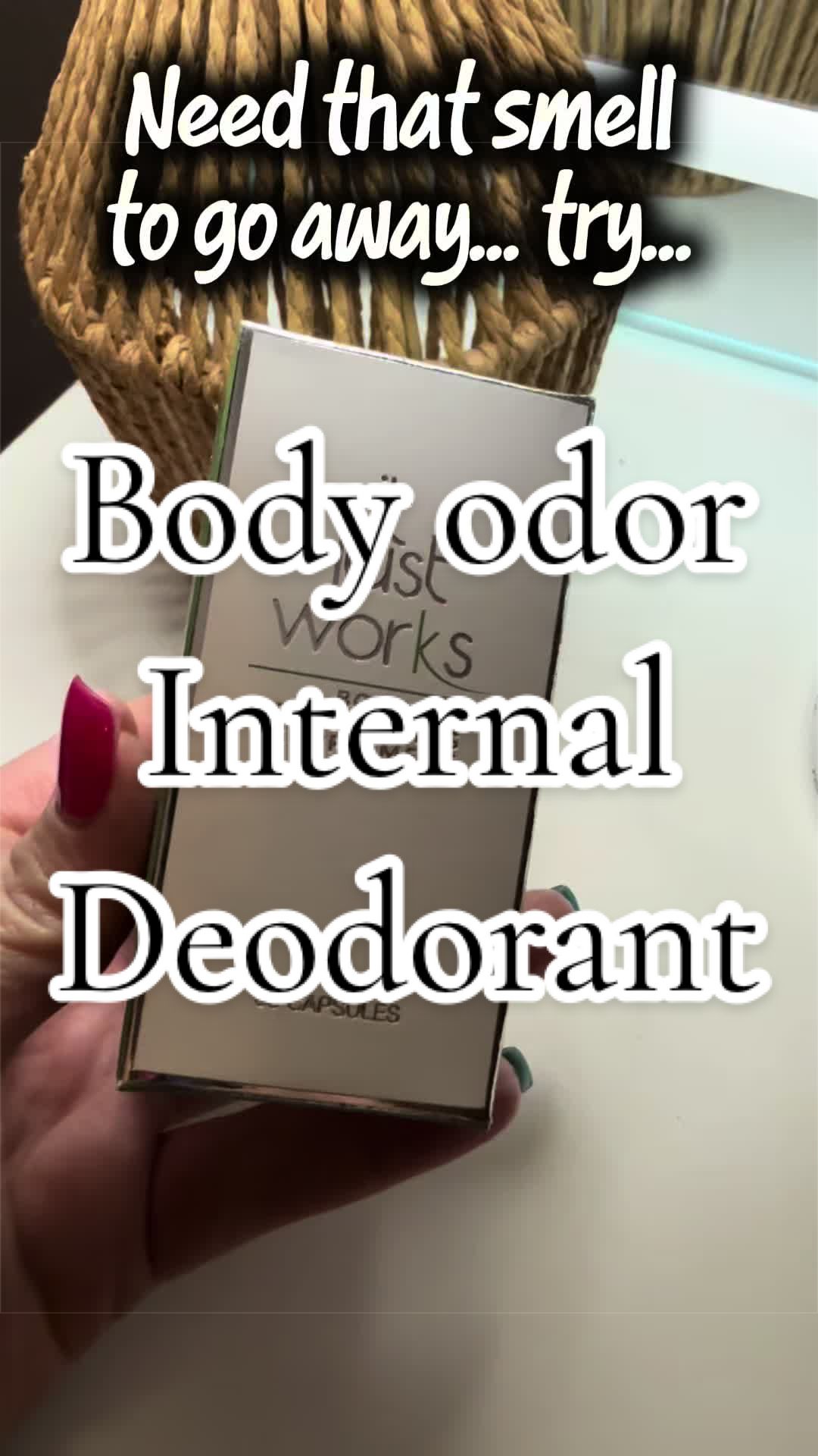 TikTok post by @holychaosmama17 for It Just Works!. Caption reads: #iternaldeodrant #bodyodorcontrol....