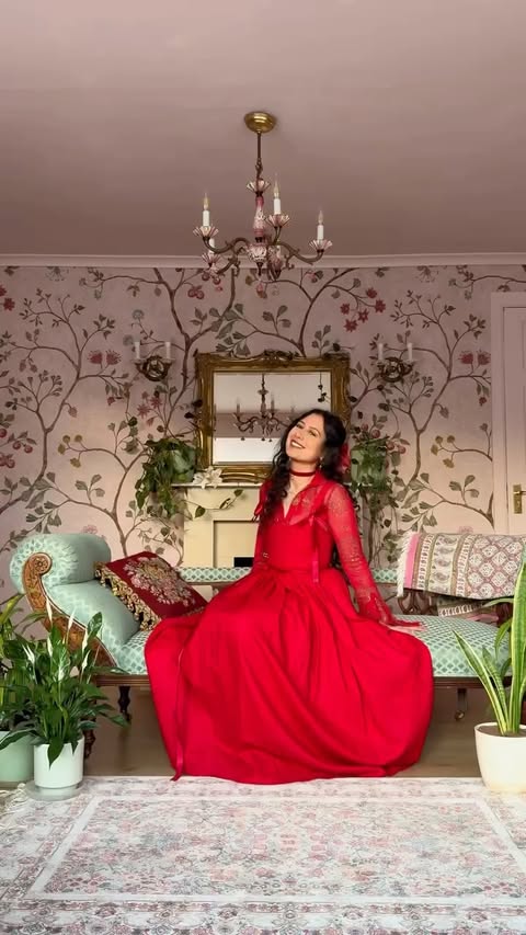 Instagram post by @delashhhh for RMS Beauty. Caption reads: y2k medieval princess for the day <3 

dress:....