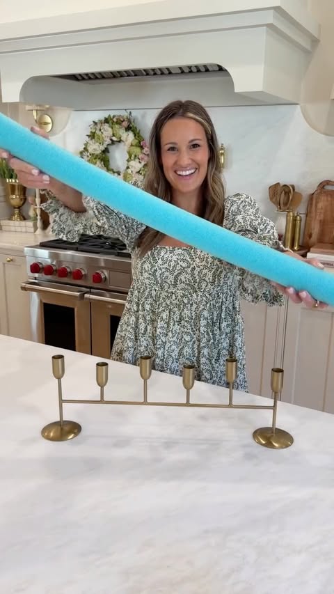 Instagram post by @ashleymariesavage for World Market. Caption reads: [...] how this one turned out and how the....