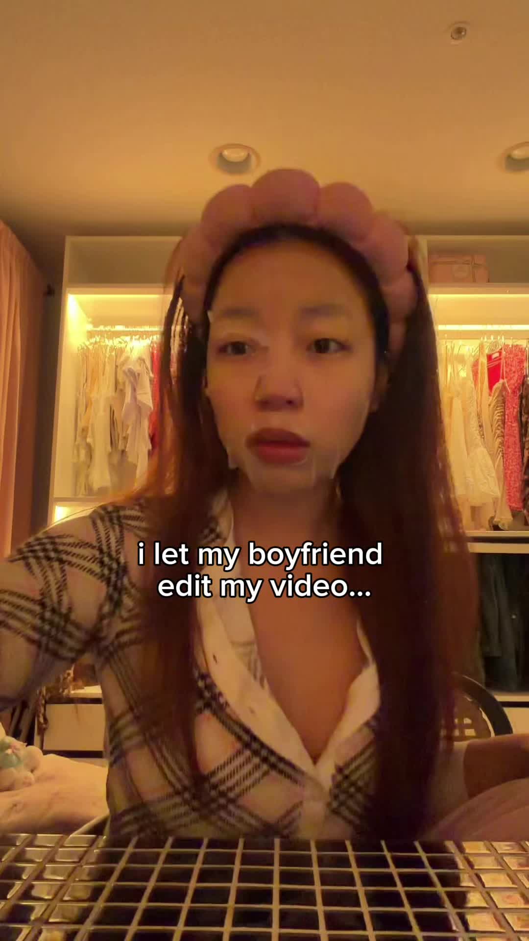 TikTok post by @j4sminele for Youth To The People. Caption reads: should i just have him edit all my videos now ?....