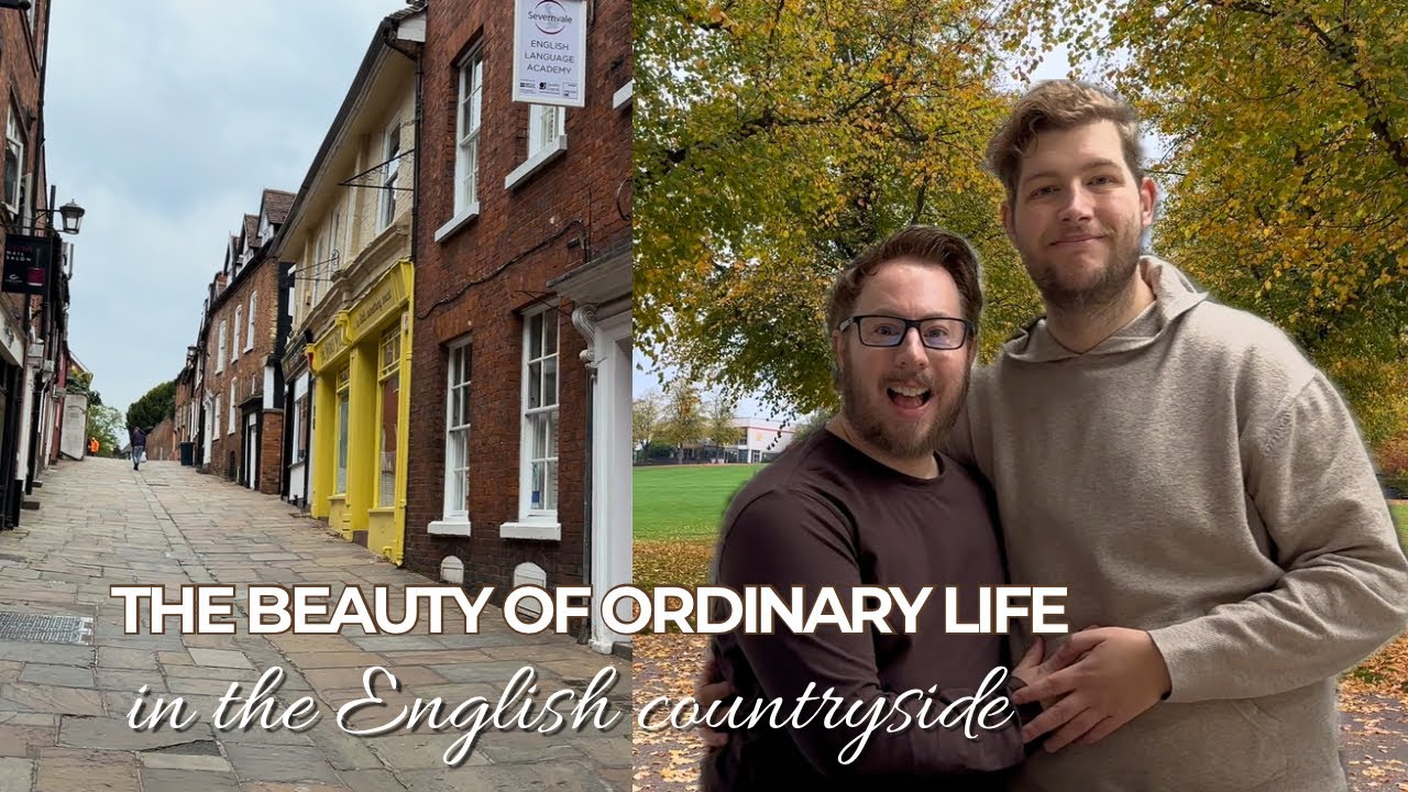 YouTube post by @ElliotNMatt for Ultrahuman. Caption reads: The Coziest Life in the English Countryside.
