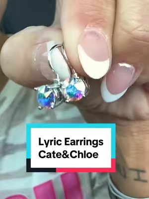 TikTok post by @valerie.sims2 for Cate & Chloe Jewelry. Caption reads: Earrings that don’t turn my ears!! And they are....