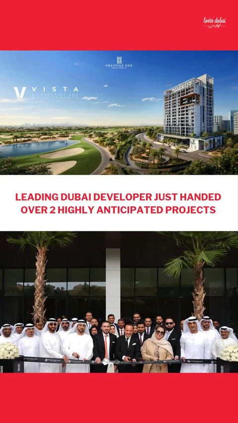 Instagram post by @byprestigeone for Lovin Dubai. Caption reads: Dubai has been WAITING for this 👏⁠ ⁠ Prestige One....