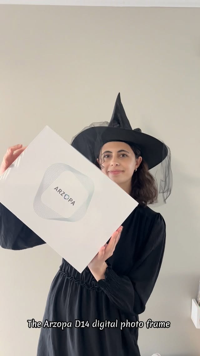 Instagram post by @magicblog.usa for ARZOPA. Caption reads: Keep your memories always in sight ✨ Showcase your....