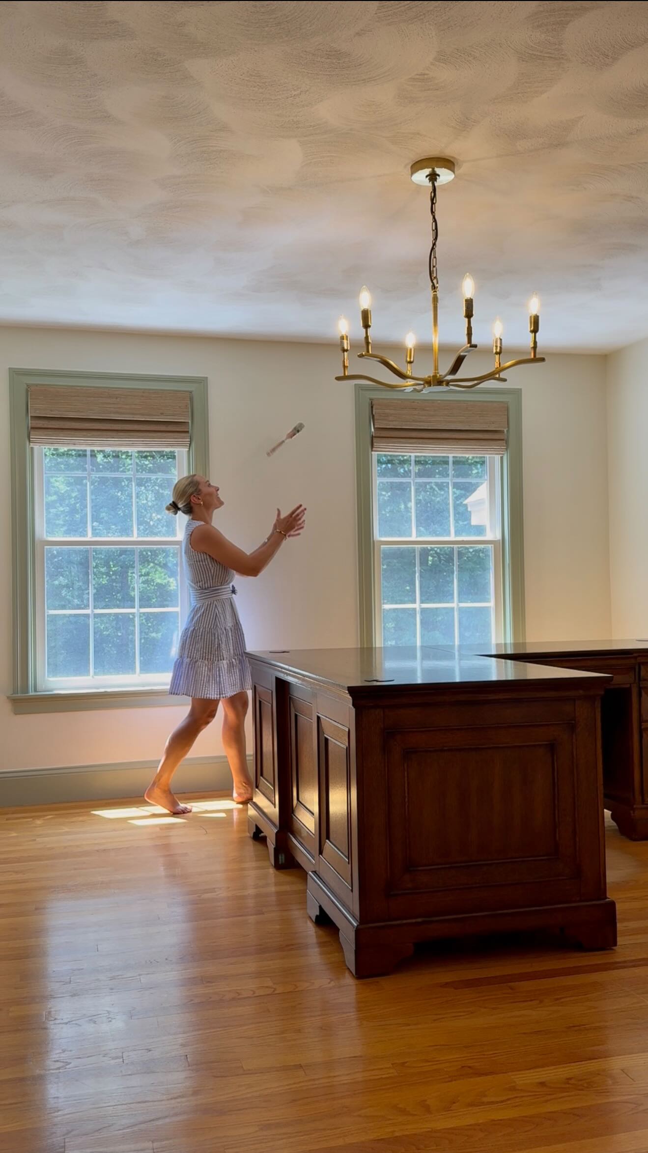 Instagram post by @whiteberryhome for Clare. Caption reads: [...] 🤍

Painting is complete thanks to....