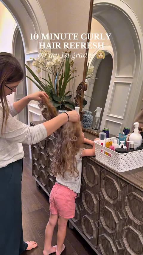 Instagram post by @kailybradstreet for Ouidad. Caption reads: Can you count how many times she took a sip of my....