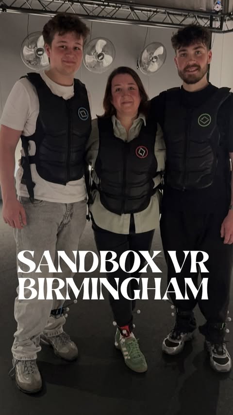 Instagram post by @mummybto3boys for Sandbox VR. Caption reads: [...] experience, you need to check out....
