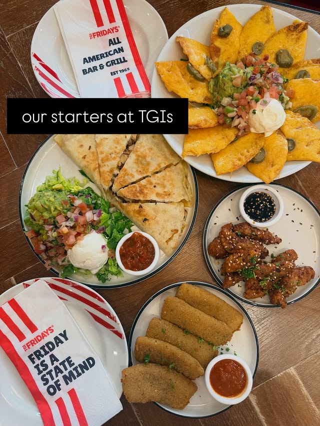 Instagram post by @believe_in_magic1 for TGI Fridays. Caption reads: Ad: We had a lovely meal @tgifridaysuk today! Our....