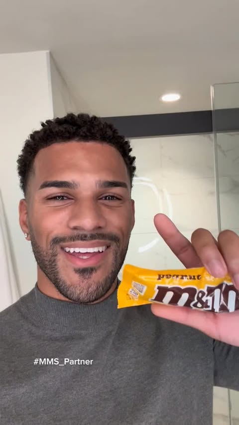 Instagram post by @findjeremiah for M&M’S. Caption reads: #MMS_Partner I'm hosting a live Ask Me Anything....