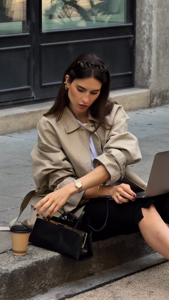 Instagram post by @gigischmitz_ for OMEGA. Caption reads: Each day begins with a little secret routine.....