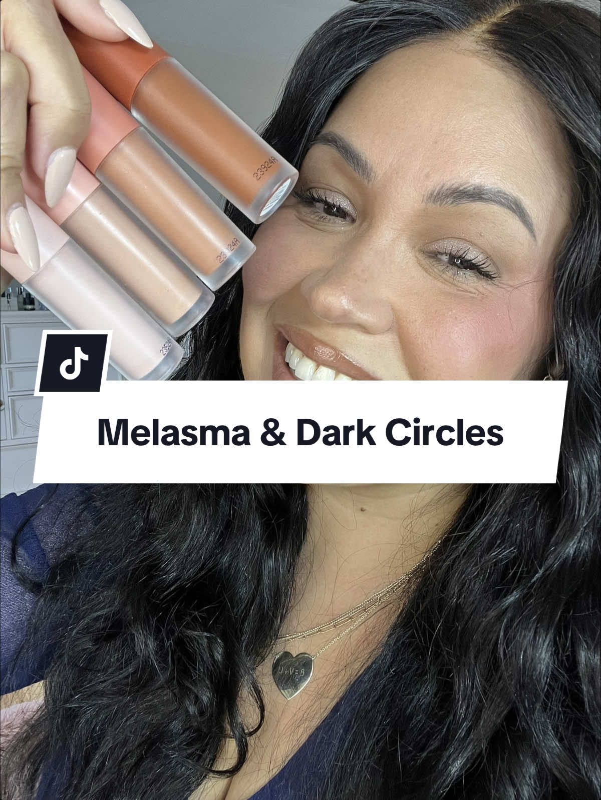 TikTok post by @veronicashavie for Morphe. Caption reads: Affordable over 40 tutorial. How to color correct....