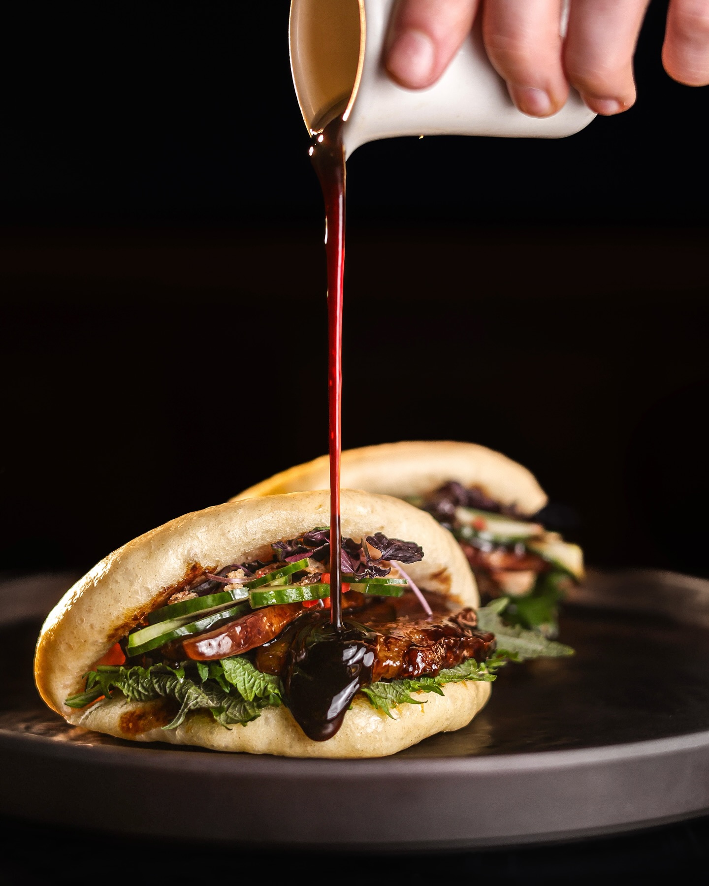 Instagram post by @gordongram for HexClad. Caption reads: Learn how to make the perfect bao at the all-new....