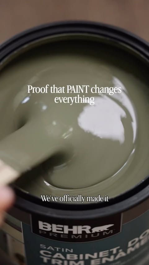 Instagram post by @jordanmillerhome for The Home Depot. Caption reads: This year marks the 10th anniversary of BEHR’s....