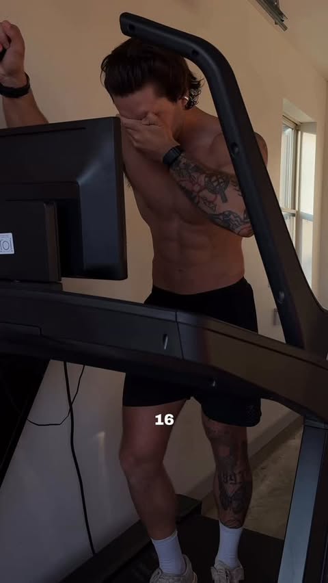 Instagram post by @fonzian for NordicTrack. Caption reads: [...] think i could make it through with my....