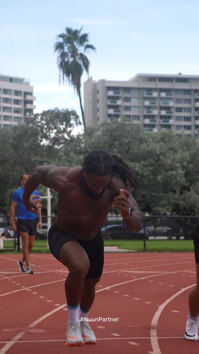 Instagram post by @jahdy_p for Nuun Hydration. Caption reads: Tablet fizz. Laces tight. Track hot. Let’s eat.....