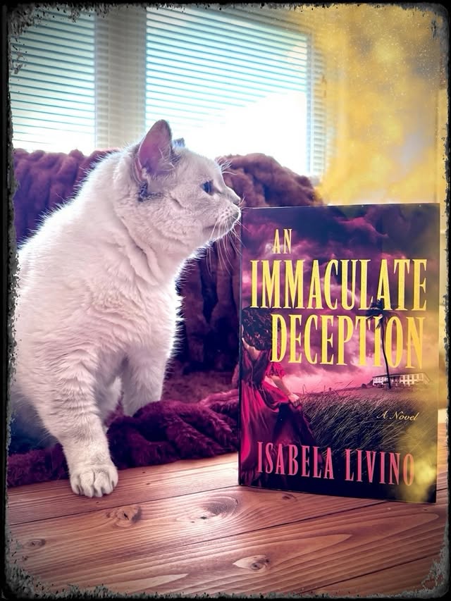 Instagram post by @abookishcookie for Dutton Books. Caption reads: [...] by @isabelalivino 𝙿𝚞𝚋𝚕𝚒𝚜𝚑𝚎𝚛:....