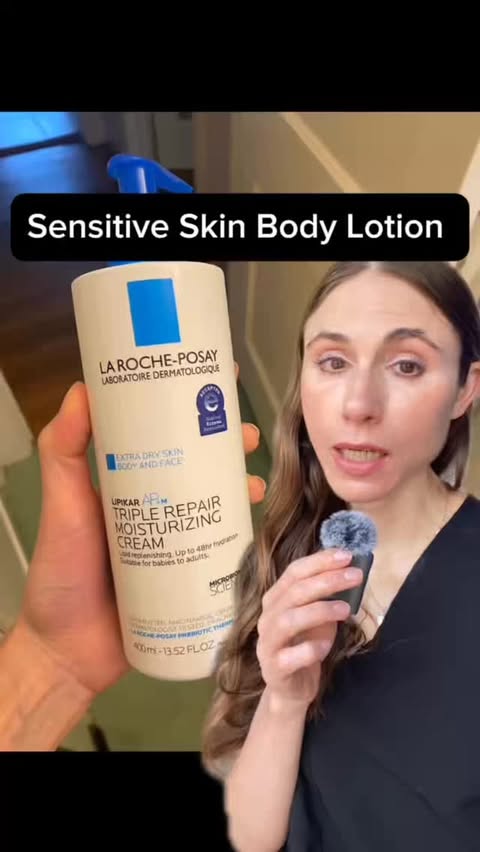 Instagram post by @drdrayzday for LaRochePosayUS. Caption reads: Best Lotions For Sensitive Skin. 

Comment SHOP....