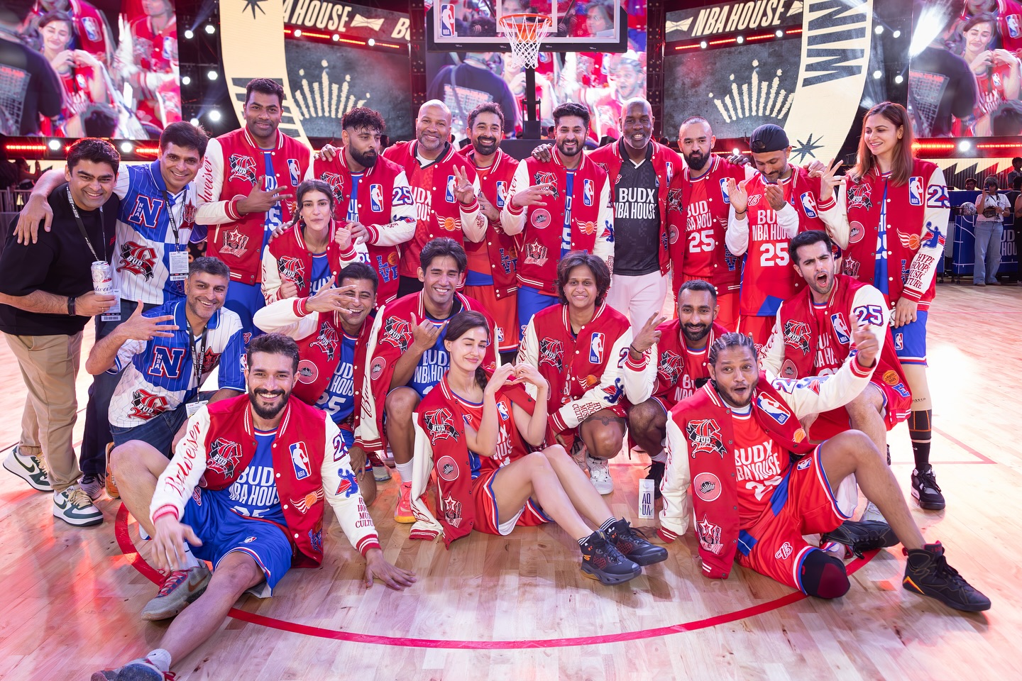 Instagram post by @arvindkrishna5 for Budweiser. Caption reads: This was a childhood dream.

To wear that NBA....