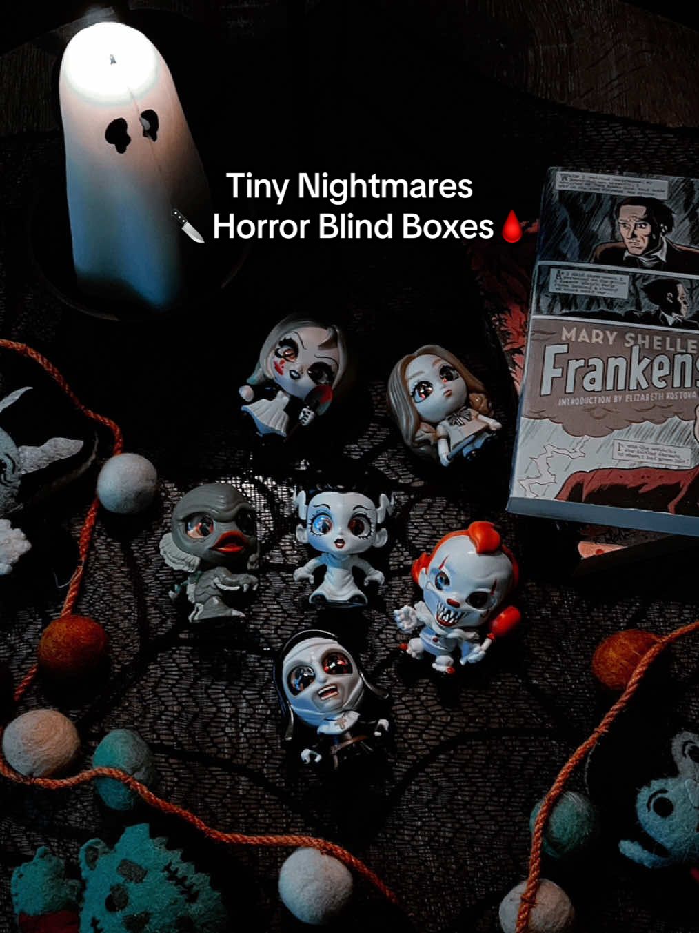 TikTok post by @wednesdayirl for Just Play. Caption reads: Unleashing a set of mystery horror icons with....