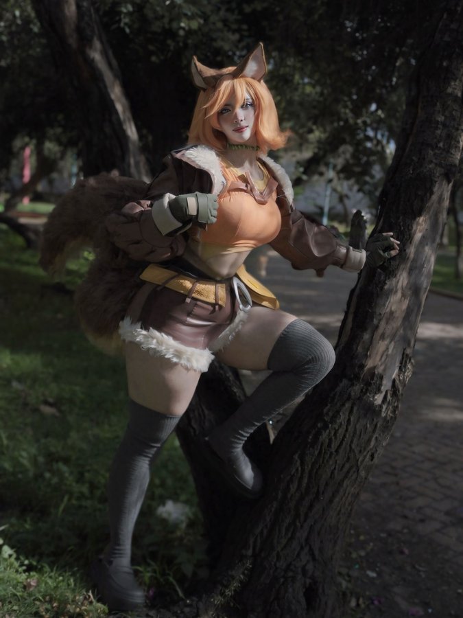 Instagram post by @pamvstheworld_ for dokidokicosplay. Caption reads: [...] in love with this cosplay from....