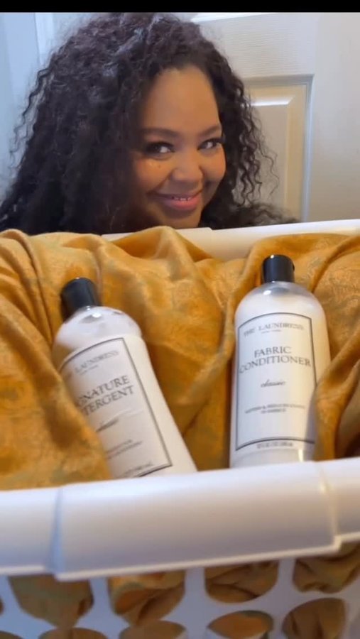 Instagram post by @ohnikka for The Laundress. Caption reads: This post is #sponsored by @thelaundress....