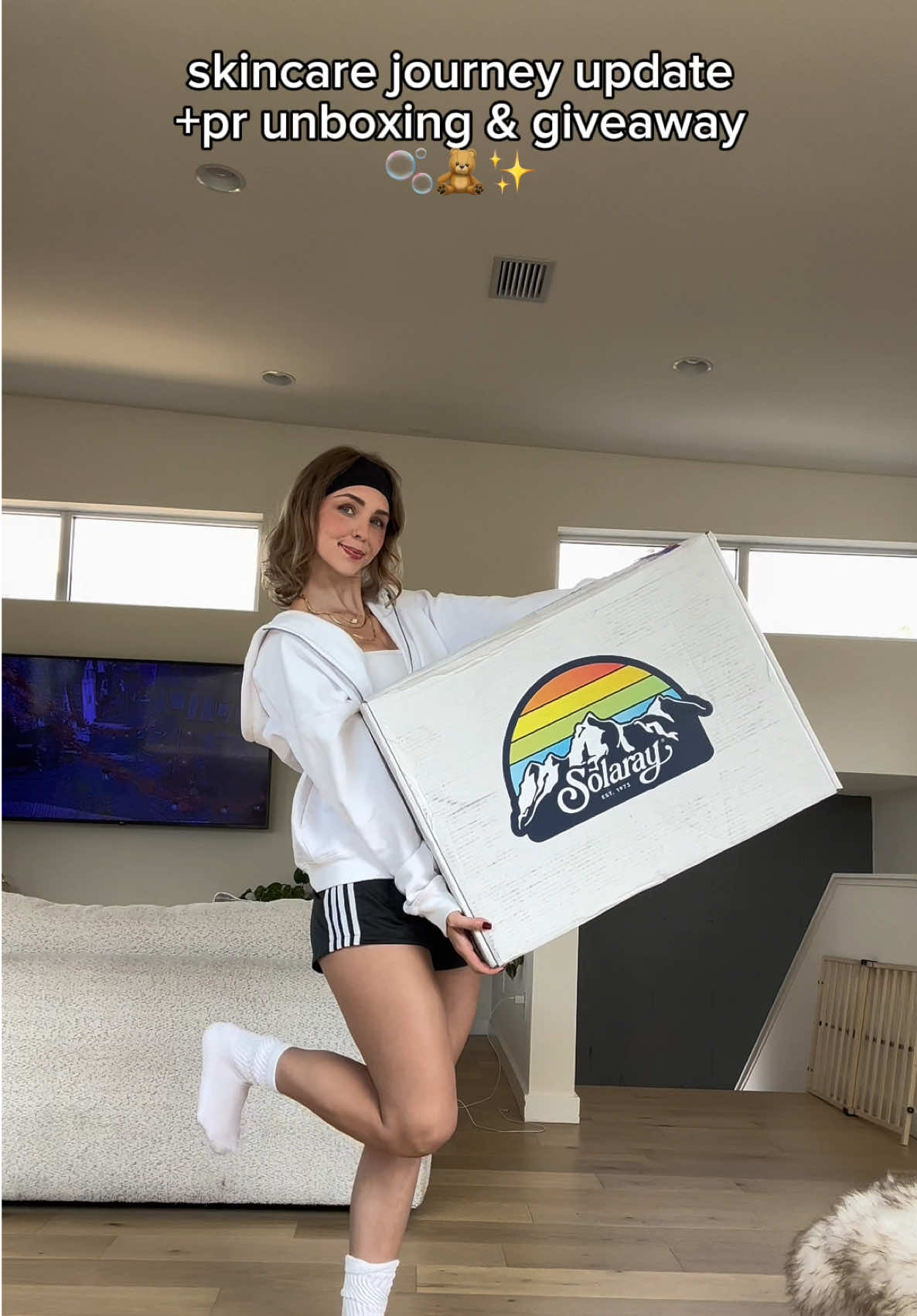 TikTok post by @laurenj.fitness for Solaray. Caption reads: #solaraypartner I’ll be adding these into my [...].