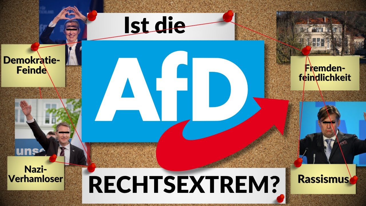 YouTube post by @naetherbrothers for Holy Squad. Caption reads: Warum der Verfassungsschutz die AfD als....