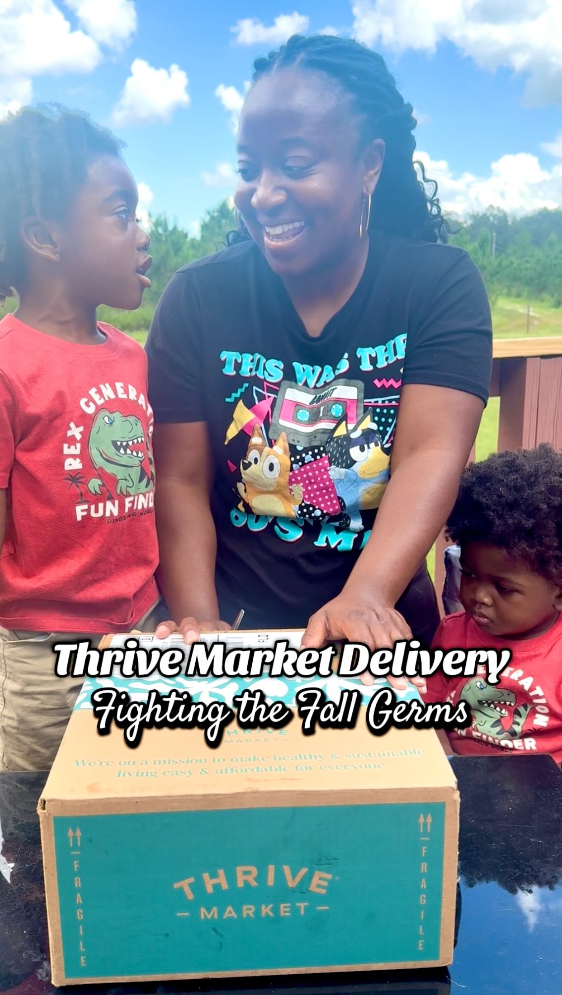 Instagram post by @lakema_b for YumEarth. Caption reads: [...] for immunity support @thrivemarket The....