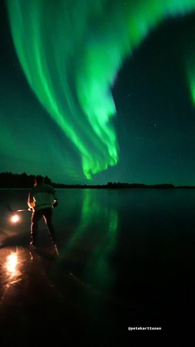 Instagram post by @petekarttunen for EARTH OFFICIAL. Caption reads: Filmed exactly one year ago — one of the most....