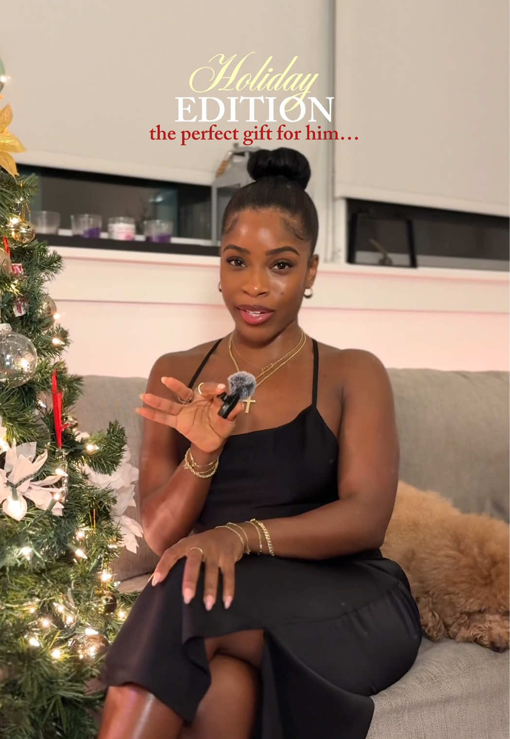 TikTok post by @ashlandavenue for Bevel. Caption reads: [...] gift for him?🎄Pick up a gift set from....