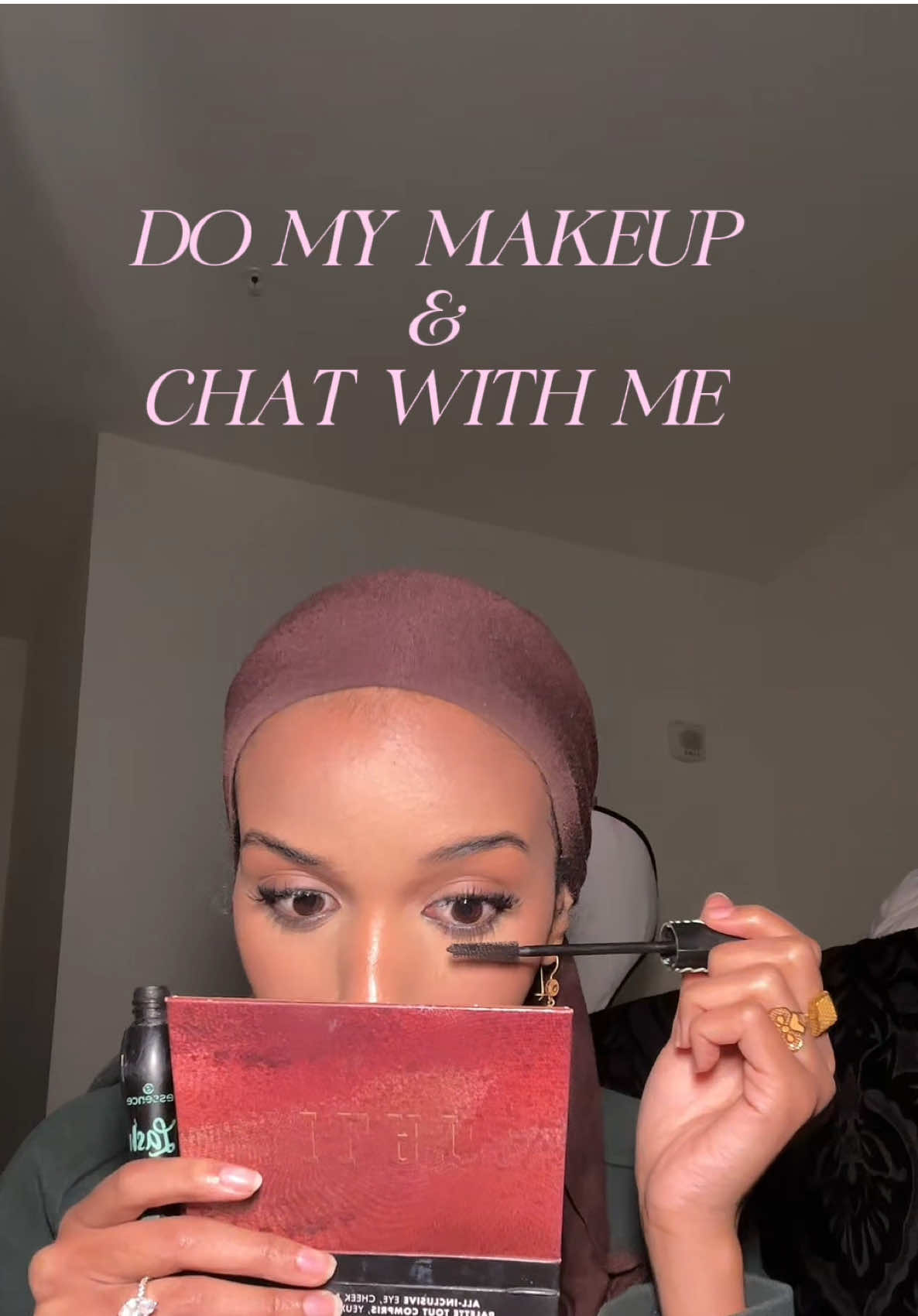 TikTok post by @lalasaahid for Laura Mercier. Caption reads: [...] @urban decay @DanessaMyricksBeauty @Laura....