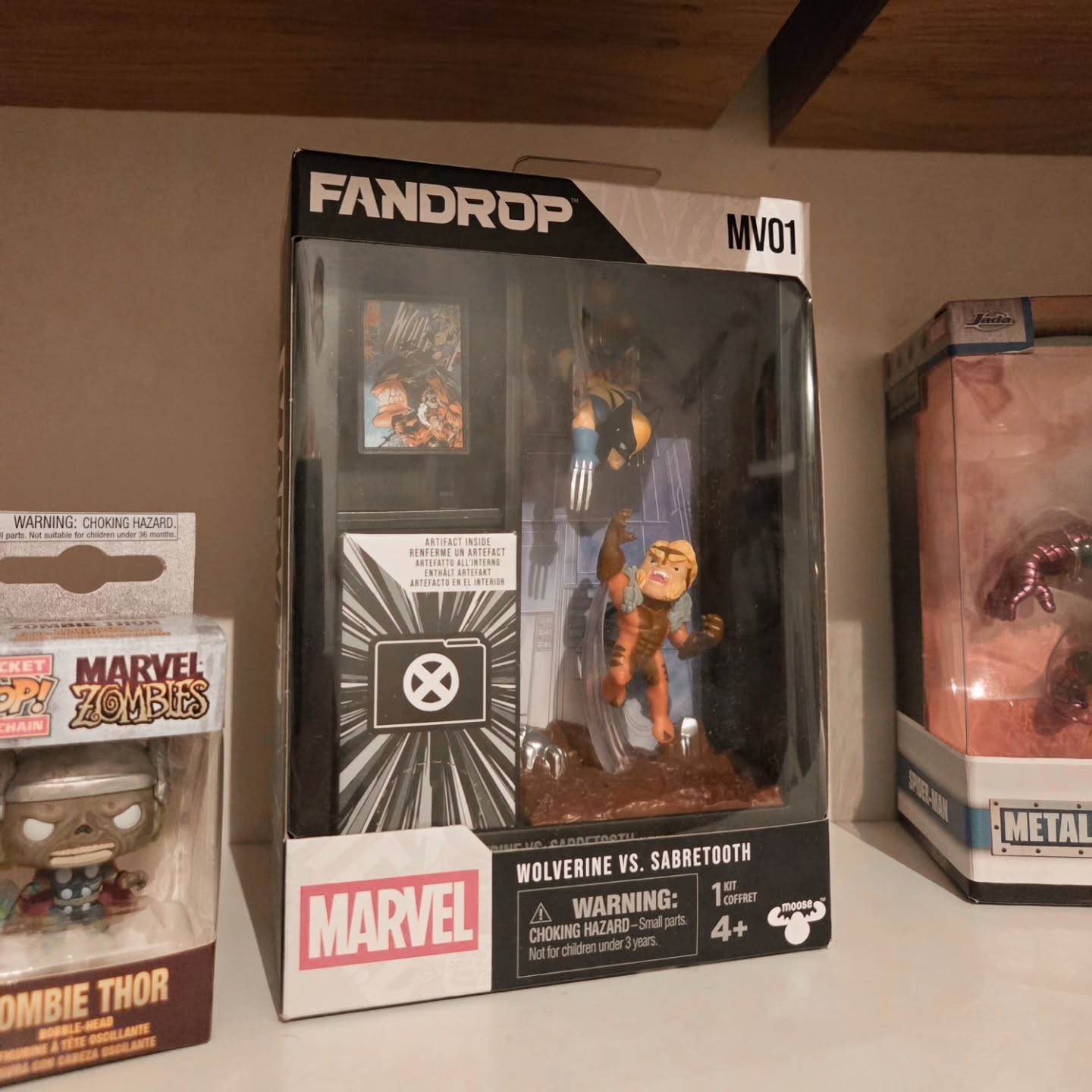 Instagram post by @the.waldron.family for Zavvi. Caption reads: AD | @zavviuk @amazonuk @comerounduk My marvel....