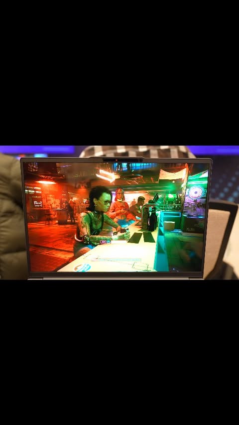 Instagram post by @dapoets42 for Intel. Caption reads: Real world testing of Intel's Core Ultra Series 3....