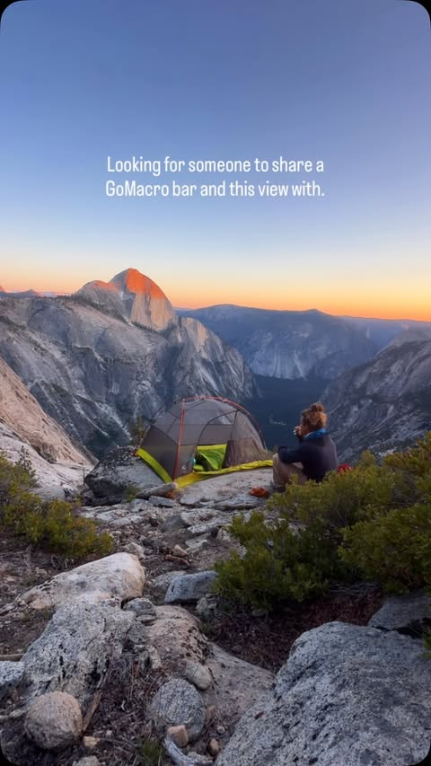 Instagram post by @just_passinthrough for GoMacro. Caption reads: [...] applications for fall adventures.....