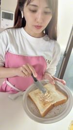 Instagram post by @ayakochama for Green Bell. Caption reads: こんばんは🍞Jazz....